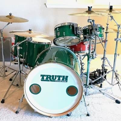 Truth Custom Drums 6 pc Green Sparkle image 1