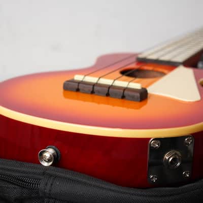 Epiphone Les Paul Acoustic/Electric Soprano Ukulele - Cherry Sunburst image 6
