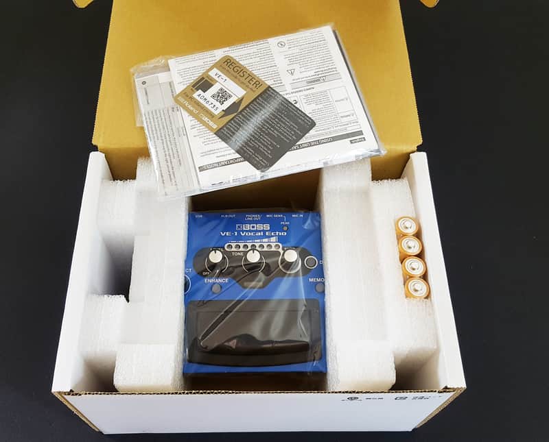 (NEW) Boss VE-1 Vocal Echo Multi-Effect Unit - Blue image 1