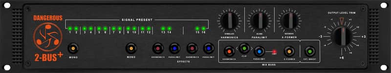 Dangerous Music 2-BUS+ 16-Channel Analog Summing Box - Black image 1