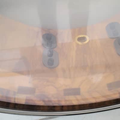 Pearl& Drum Art OliveTree Stave Snare Drum 14x5.5 image 10