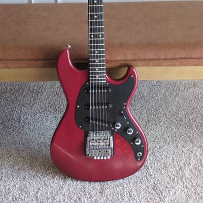 Vintage USA 1982 G&L Early S500 with 1984 Skyhawk neck in Transparent Red image 1