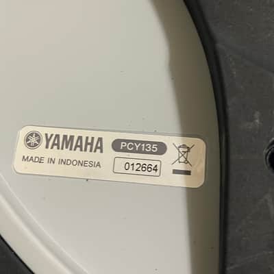 Yamaha PCY135 3-Zone 13" Electronic Cymbal Pad 2015 - Present - Black image 3