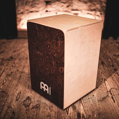 Meinl Cajon Drum Snarecraft Series Burl Front Plate SC80BW image 2