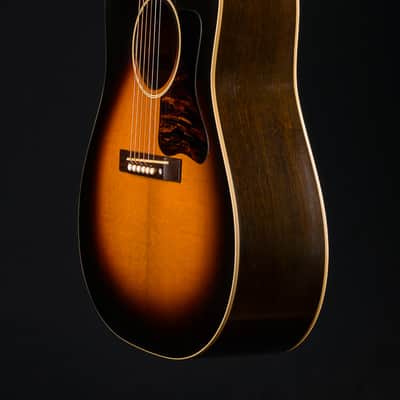 Pre-War Slope Shoulder Sunburst Torrefied Adirondack Spruce and Mahogany Distress Level 1 Used (2023) image 13