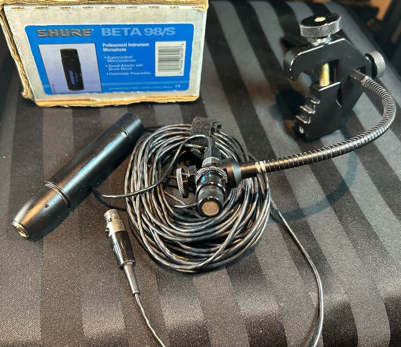 Shure Beta 98S Cardioid Small Diaphragm Condenser Microphone 2003 - Present - Black image 1