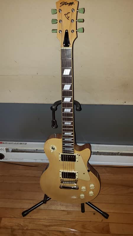 Stagg Les Paul Copy Natural image 1
