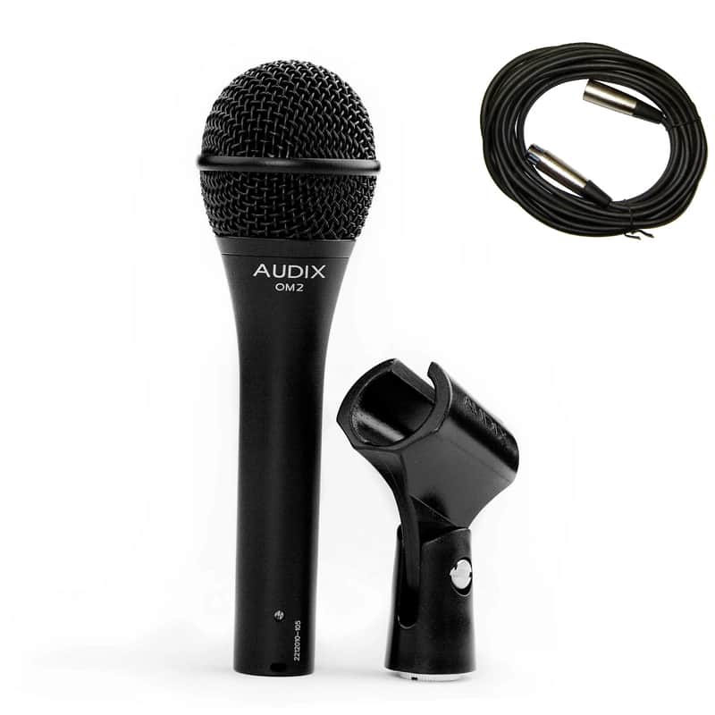 New- Audix OM5 Handheld Hypercardioid Dynamic Vocal Microphone w/ XLR Cable! ~ Shipping Included! image 1
