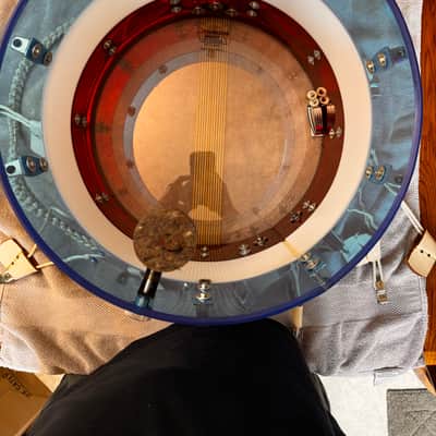 Ludwig Bicentennial Marching Snare 1976 - Acrylic-Red, White, and Blue image 2