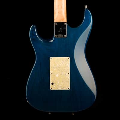 Pre Owned 1991 Tom Anderson Drop Top HSS Flametop Translucent Blue With Case image 13