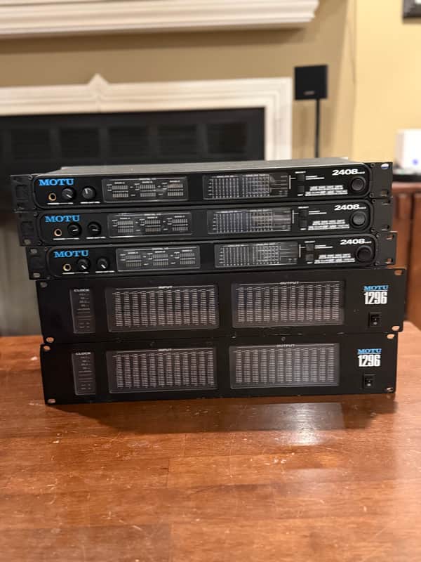 MOTU 2408 mk3 PCI Audio Interface 2000s - Black image 1