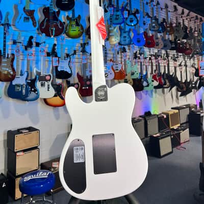 Fender Limited-edition Jack White Triplesonic Acoustasonic Telecaster - Blacktop Arctic White GET PLEK'D! 145 image 15