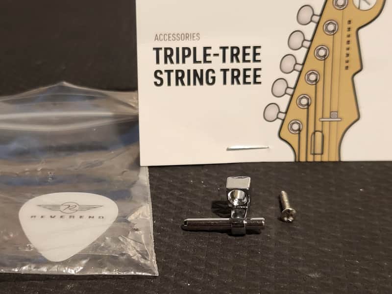 Reverend Guitars Triple Tree String Retainer Guide - Chrome image 1