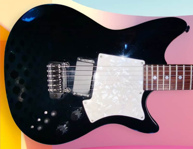 ⚠️ 1988 Heartfield RR-9 Dark Blue Sparkle! On-Board Effects! ☢️ image 1