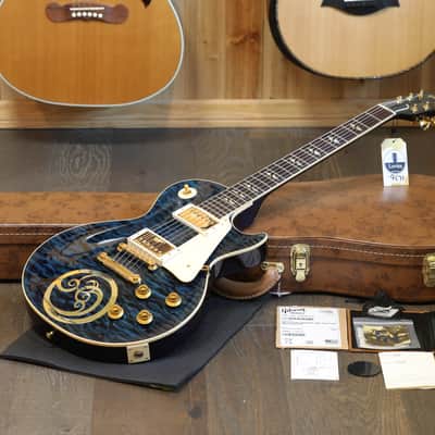 Orianthi Owned! 2024 Gibson Custom Shop 1959 Reissue Les Paul Electric Guitar 5A Quilt Blue + COA OHSC image 1