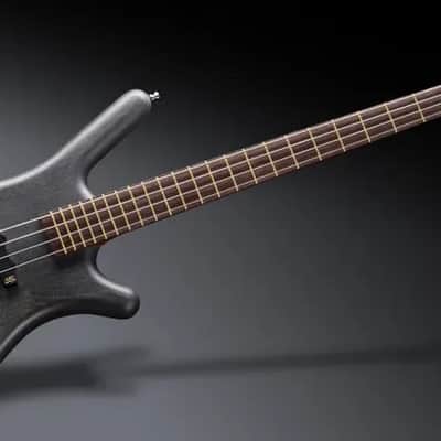 Warwick Pro Series Corvette Standard-4 String-Active-Nirvana Black Transparent Satin image 6