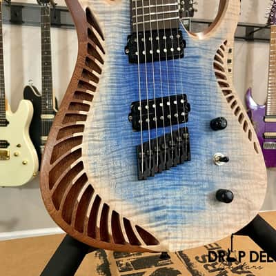 OD Guitars Venus Multiscale 7-String Electric Guitar w/ Case-Mid Burst image 8