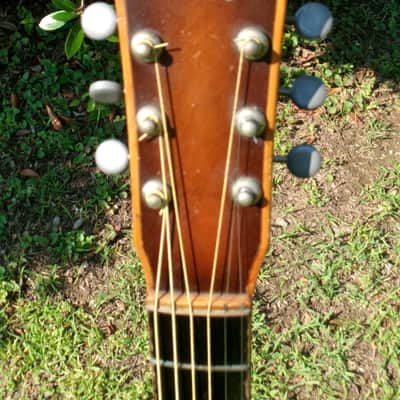 Ultra Rare 1950s Harmony No.1007 Archtop "Made in Occupied Japan" by Kasuga with Vintage Guyatone Pickup image 6