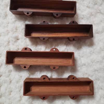 Guilford Jazz Mahogany and cocobolo pickup covers image 2