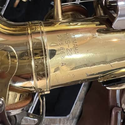 Yamaha YAS-23 Alto Saxophone, with case and mouthpiece. image 9