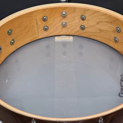 Cadeson Drum Co. 4"x14" Piccolo Snare Drum 1970's - WALNUT MAPLE BIRCH & CHERRY image 12