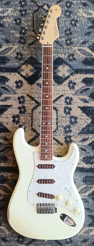 Fender Stratocaster with Road Worn Body and American Channel Bound Neck - Blonde