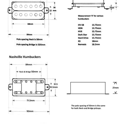 Alan Entwistle Nemesis AFG Humbucker Bridge image 2