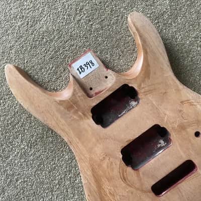 Okoume Wood HH Guitar Double Cutaway Body image 7