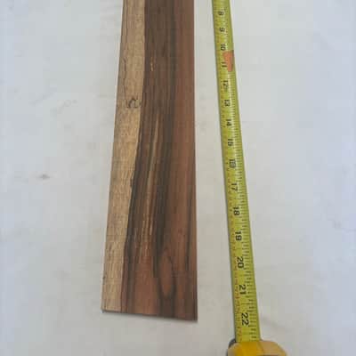 Brazilian rosewood spaulted Fretboard fingerboard blank oversized 1800s - Dalbergia Nigra image 4