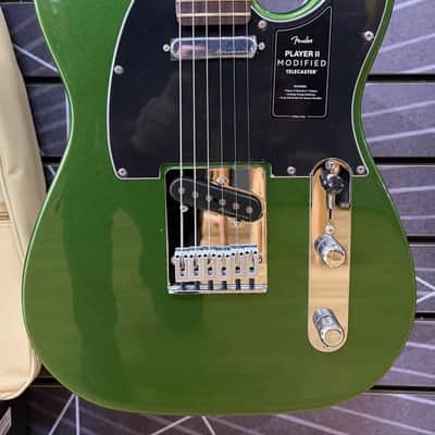 Fender Player II Modified Telecaster Electric Guitar Harvest Green Metallic B Stock image 1