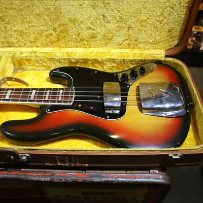 Fender Jazz Bass with Rosewood Fretboard 1970 - 1974 - Sunburst image 4