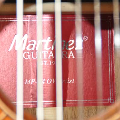 MARTINEZ MP14 OV Ovangkol / Classical Nylon Crossover / With Built-In Chorus & Reverb image 8
