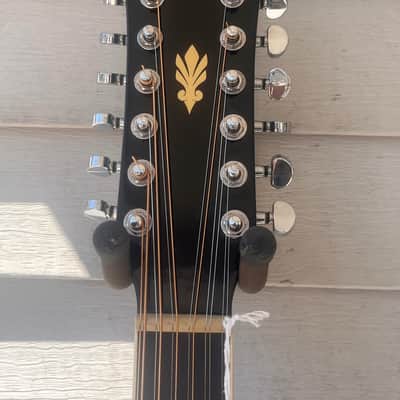 Preowned Ibanez AEG1812IIBK Spruce / Sapele Auditorium 2019 - Black image 2