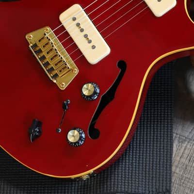 1997 Gibson Blueshawk Semi-Hollow Electric Guitar Cherry Red + OHSC image 6