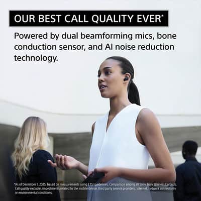 Sony The Best Truly Wireless Noise Cancelling Earbud Silver+1 Yr Warranty Bundle imagen 2