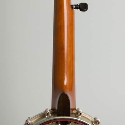 Bay State  Model 299 Piccolo Banjo,  c. 1895, black gig bag case. image 9