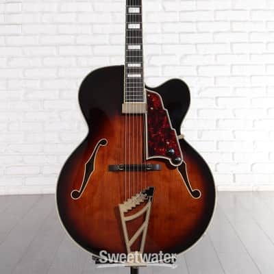D'Angelico Premier EXL-1 Hollowbody Electric Guitar - Brown Burst (EXLPrBBd1) image 1