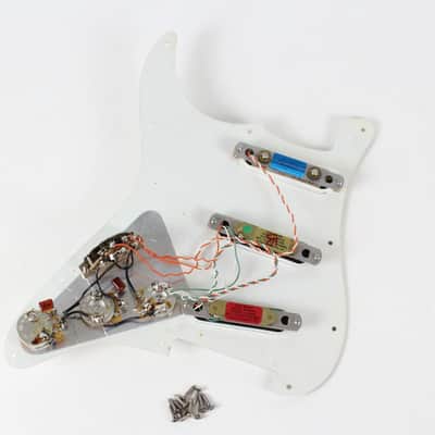 1993 Vintage Fender Stratocaster Plus Deluxe Loaded PICKGUARD Lace Sensor Pickups TBX Tone USA Strat 1990s image 6