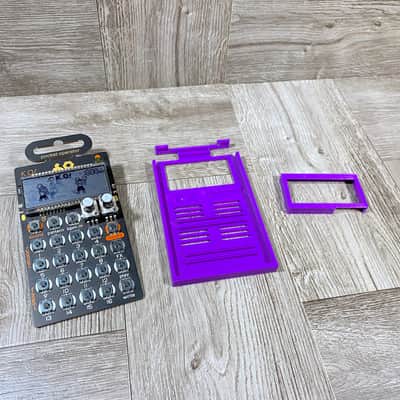 Ultra Minimal Case & LCD Protector for Teenage Engineering Pocket Operators - color PURPLE - by KZcraftworks USA image 4
