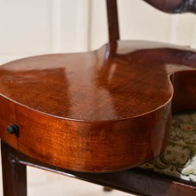 Video Sample - Antique German Romantic Guitar – Player-ready, 1930s, All Solid-Wood, Great Condition and Sound image 12