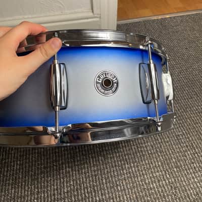 Gretsch CS1-E625 Catalina Special Edition Round Badge 7x10 / 8x12 / 16x16 / 16x22 / 5.5x14" 5pc Drum Kit 2019 - Blue Silver Duco image 20