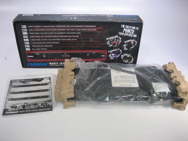 Furman Merit Series M-8Dx 9-Outlet Power Conditioner w/ Lights & Digital Meter -open-box special! -Free Shipping image 1
