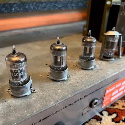 Vintage 1975 Laney Klipp L100 Lead Valve Amplifier Grey Head Partridge *1970s* image 21
