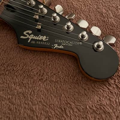 Squier MIJ E-Series Contemporary Stratocaster HSS 1986 - 1988 - Black image 2