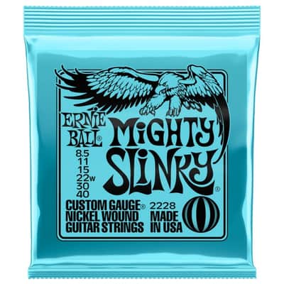 ERNIE BALL 2228 Slinky Nickel Mighty 85-040 Saiten für E-Gitarre image 1