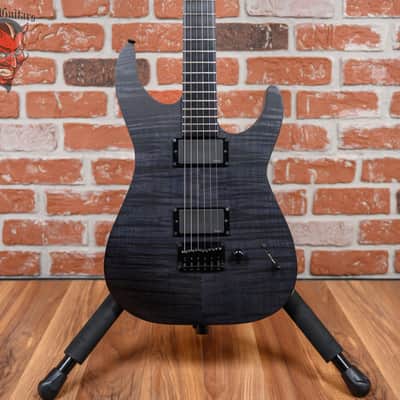 ESP Signature Series Jon Donais Flamed Maple Top See Thru Black Satin 2008 w/OHSC image 1
