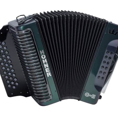 Hohner Corona C-II GCF Accordion - Green to Gold (C-II GCF GRTG) image 3