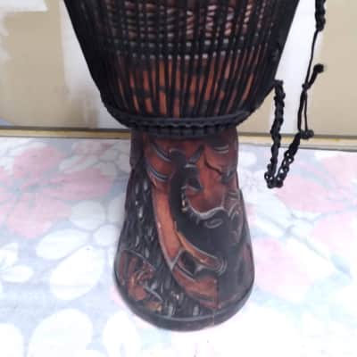 Djembe Authentic African hand carved image 7