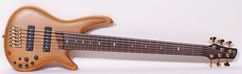 Ibanez SR1206-VNF VINTAGE Natural Flat Premium Bass Guitar | Reverb