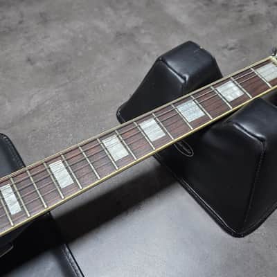 Satellite Les Paul Standard 1970's Black Beauty Vintage 70s Singlecut LP Electric Guitar Heavy Relic Aged Road Worn MIJ Japan Pro MJ Japanese with Gibson Open Book headstock image 14